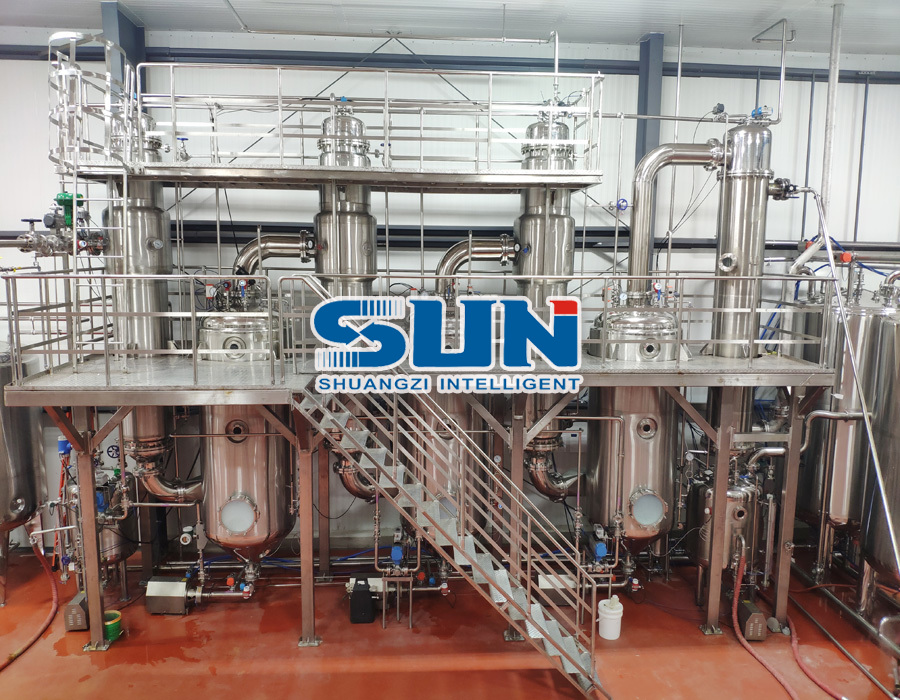 ENERGIEIFICIFÍCIO DE TRÊS ENCERTIDO EFEITO ENGULADOR DE CONCENTRAÇÃO DE EVAPORATOR DE FILME